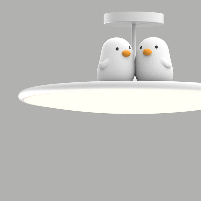 Animal LED Semi-Flush Mount Ceiling Light