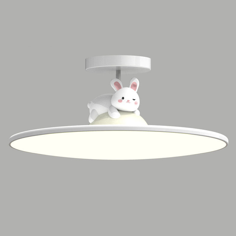 Animal LED Semi-Flush Mount Ceiling Light