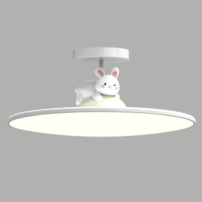 Animal LED Semi-Flush Mount Ceiling Light