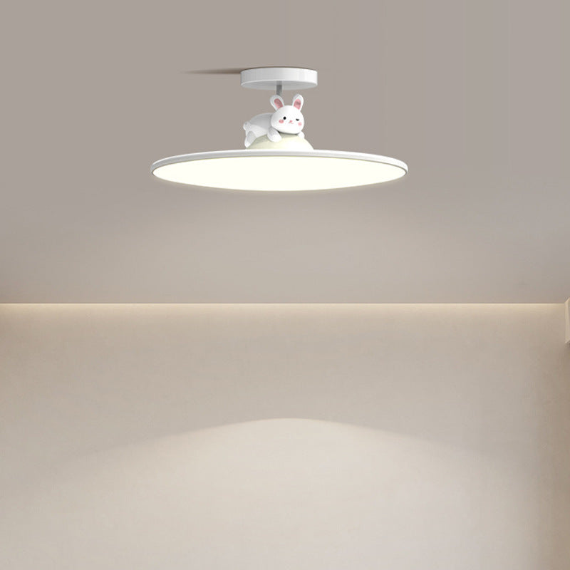 Animal LED Semi-Flush Mount Ceiling Light