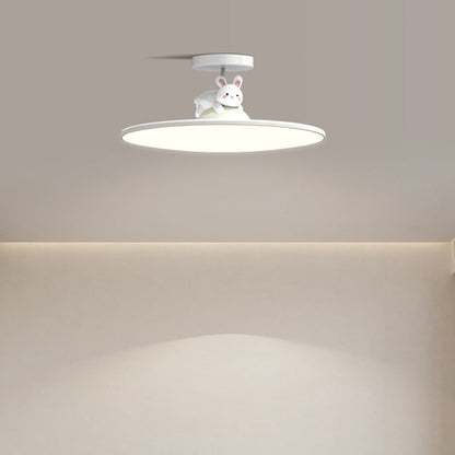Animal LED Semi-Flush Mount Ceiling Light