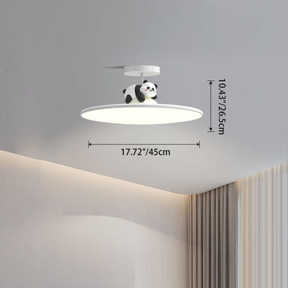 Animal LED Semi-Flush Mount Ceiling Light