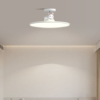 Animal LED Semi-Flush Mount Ceiling Light