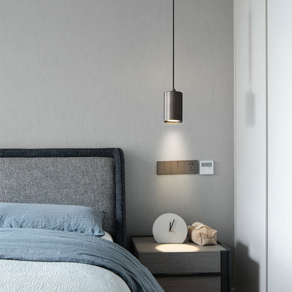 Minimalist Copper Cylinder Pendant Light