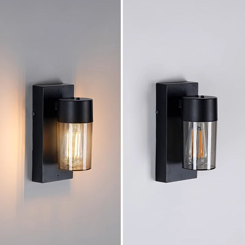 Simplicity Aluminum PC Cage Shape 1-Light Wall Sconce Lamp