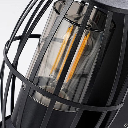 Simplicity Aluminum PC Cage Shape 1-Light Wall Sconce Lamp