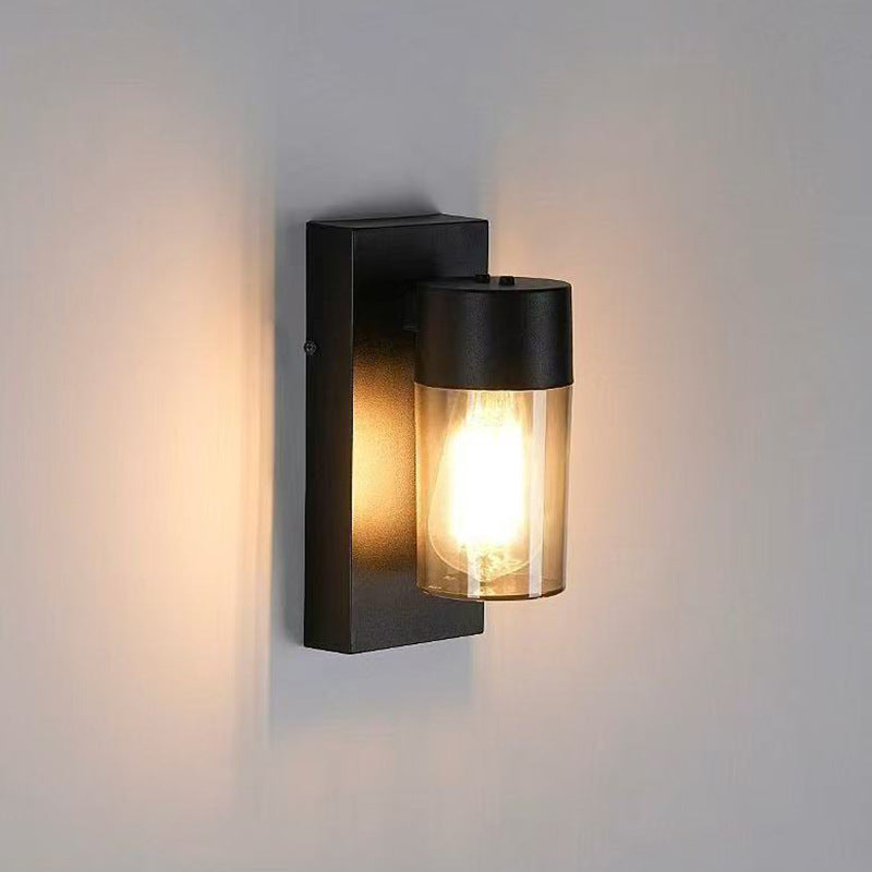Simplicity Aluminum PC Cage Shape 1-Light Wall Sconce Lamp