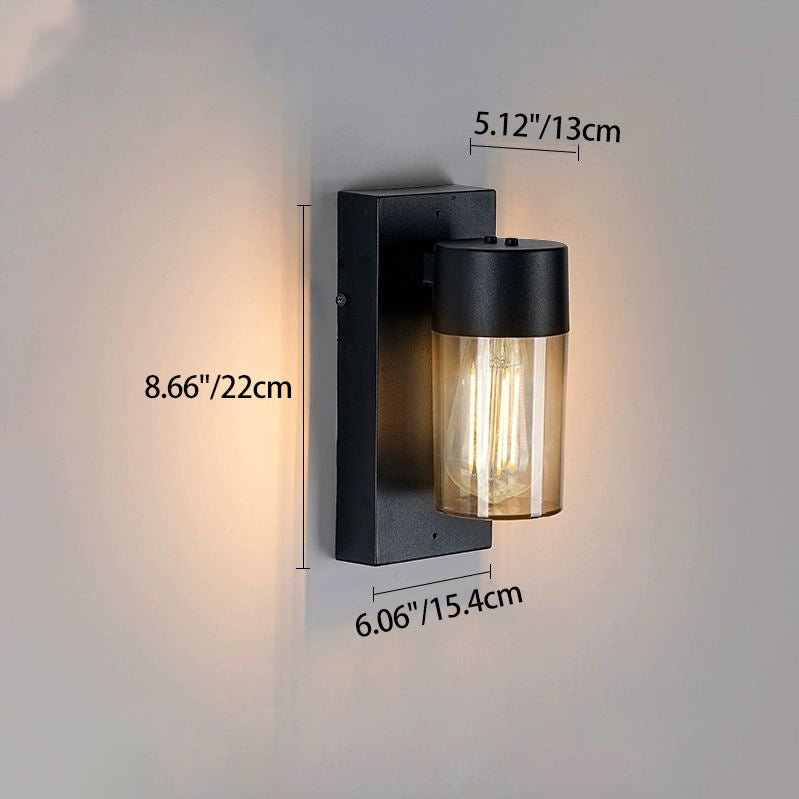 Simplicity Aluminum PC Cage Shape 1-Light Wall Sconce Lamp