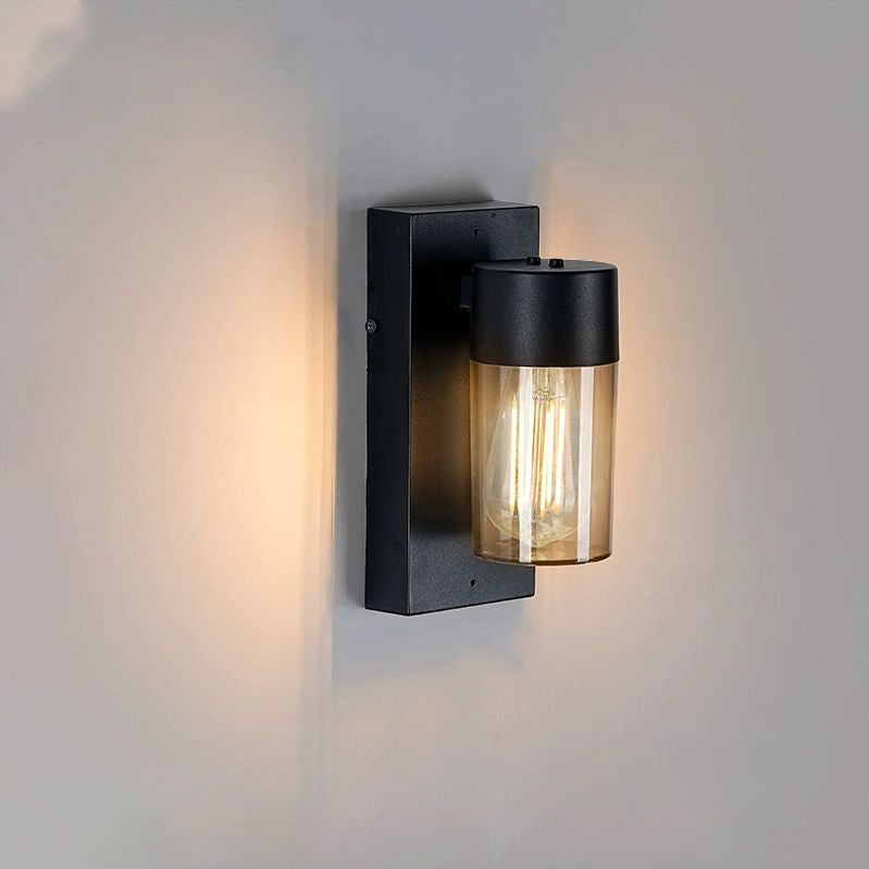 Simplicity Aluminum PC Cage Shape 1-Light Wall Sconce Lamp