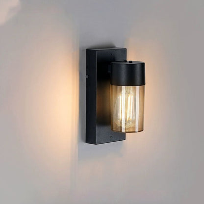 Simplicity Aluminum PC Cage Shape 1-Light Wall Sconce Lamp