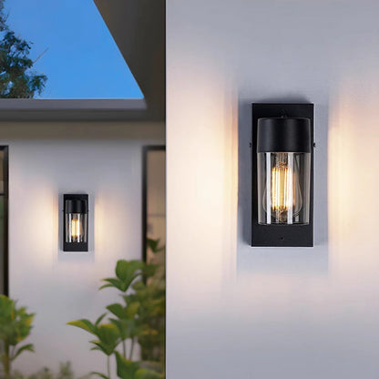 Simplicity Aluminum PC Cage Shape 1-Light Wall Sconce Lamp