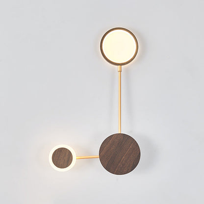 Contemporary Nordic Round Iron Acrylic LED Wall Sconce Lamp