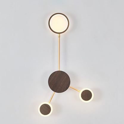 Contemporary Nordic Round Iron Acrylic LED Wall Sconce Lamp