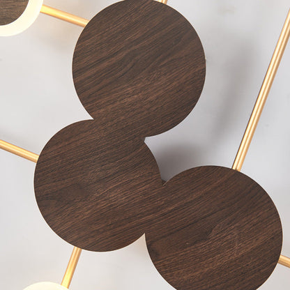 Contemporary Nordic Round Iron Acrylic LED Wall Sconce Lamp