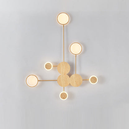 Contemporary Nordic Round Iron Acrylic LED Wall Sconce Lamp