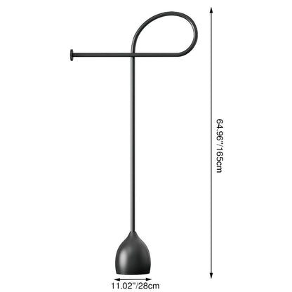 Modern Carbon Steel Hall Tree