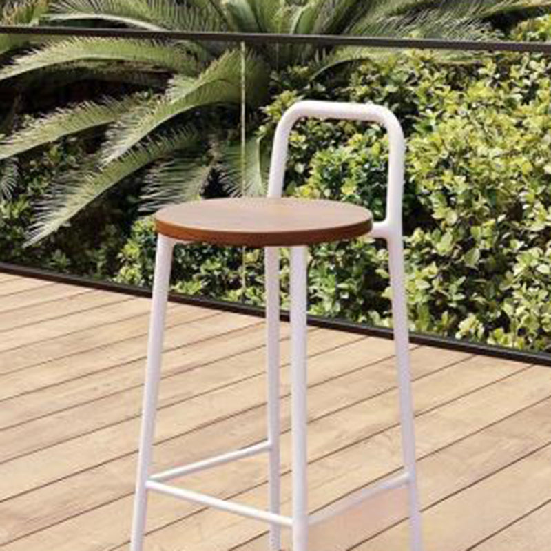 Contemporary Solid Wood Bar Stool