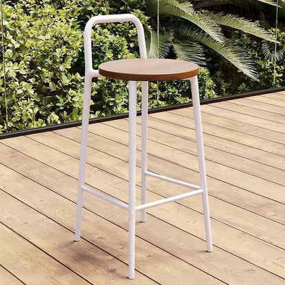 Contemporary Solid Wood Bar Stool