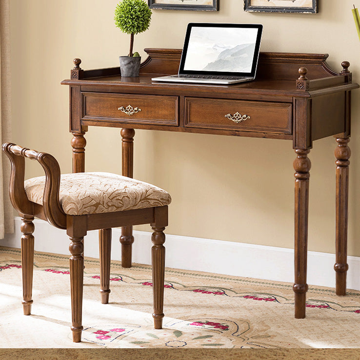Traditional Fabric Vanity Stool