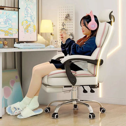Contemporary Leather Gaming Chair
