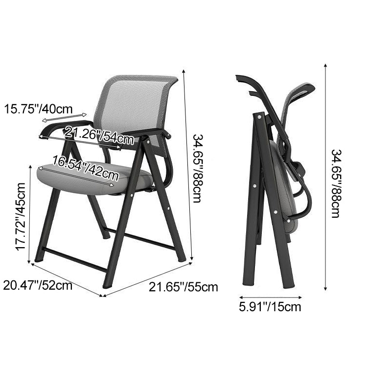 Modern Carbon Steel Desk Chair