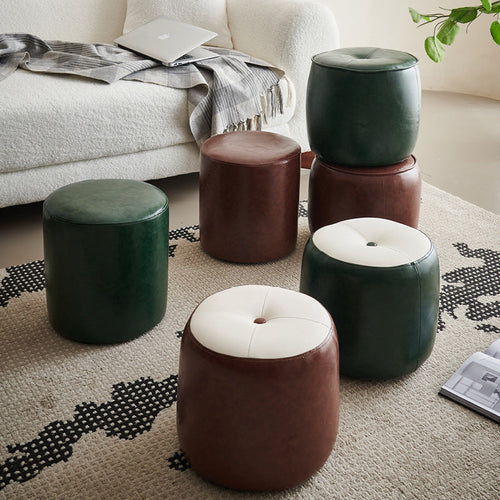 Contemporary Wood Footstool