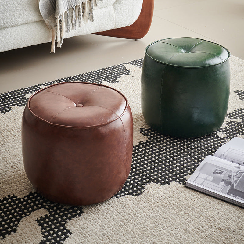 Contemporary Wood Footstool