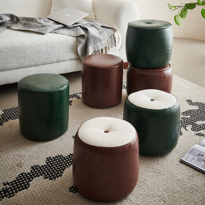 Contemporary Wood Footstool