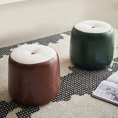 Contemporary Wood Footstool