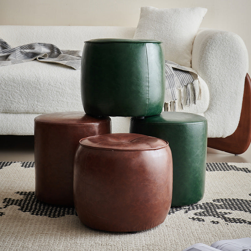 Contemporary Wood Footstool