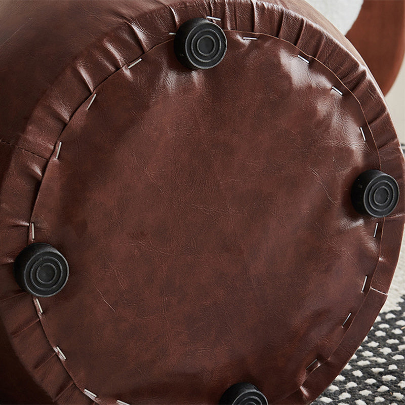 Contemporary Wood Footstool