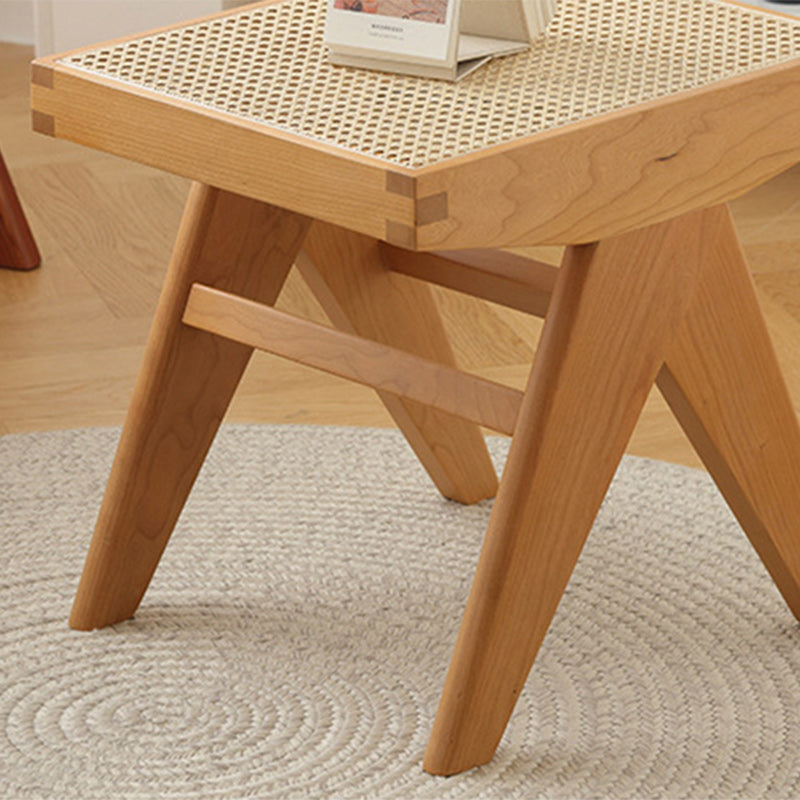 Traditional Rattan Bench