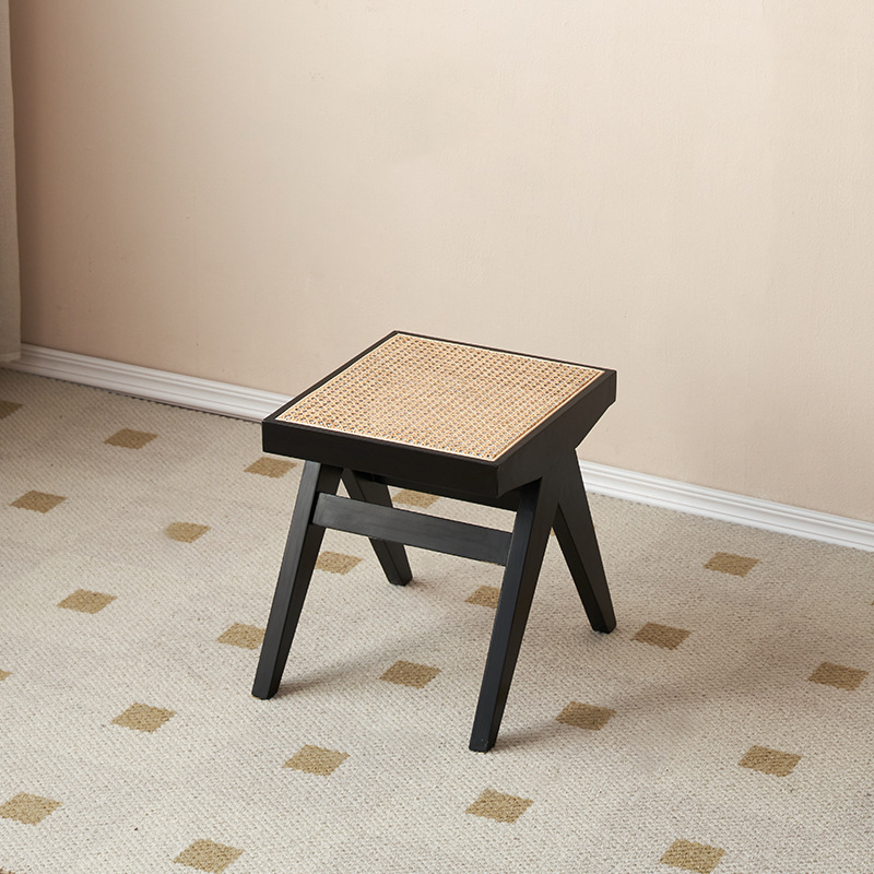 Traditional Rattan Bench