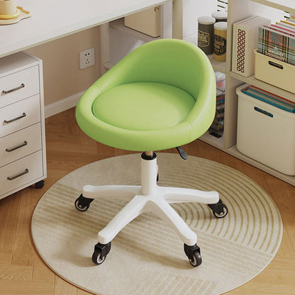 Contemporary Leather Vanity Stool