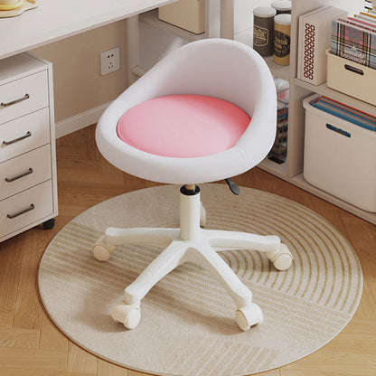 Contemporary Leather Vanity Stool