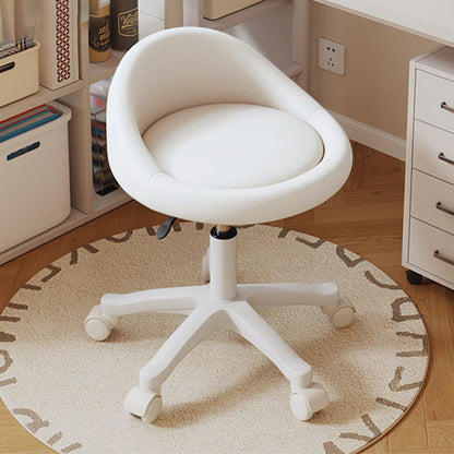 Contemporary Leather Vanity Stool