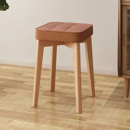 Modern Solid Wood Stool