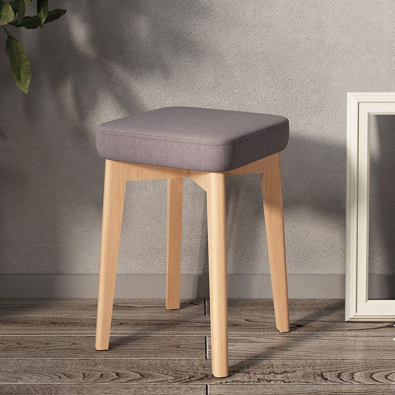 Modern Solid Wood Stool