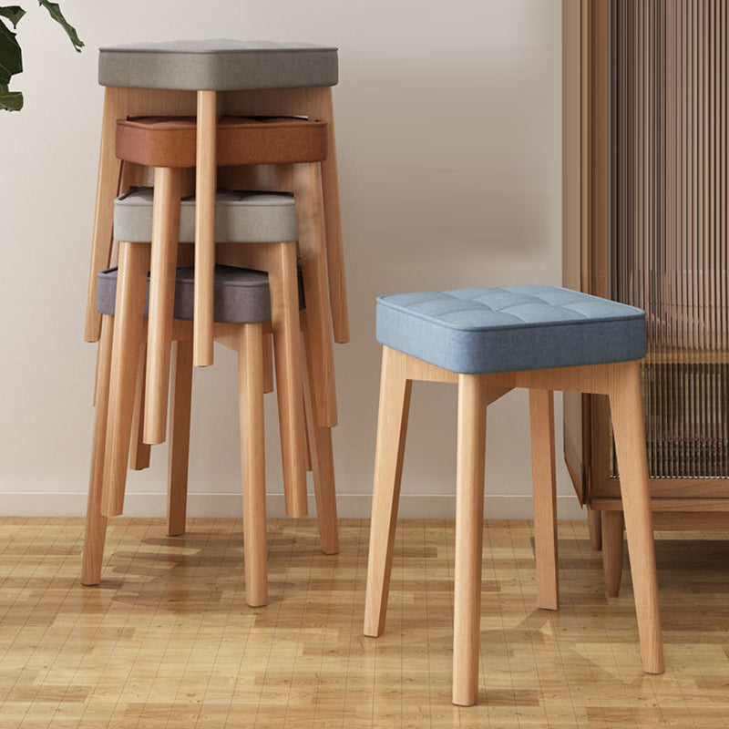 Modern Solid Wood Stool