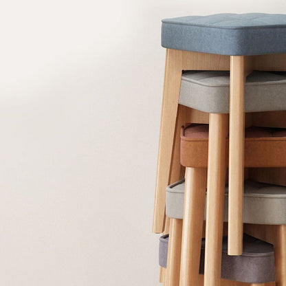 Modern Solid Wood Stool