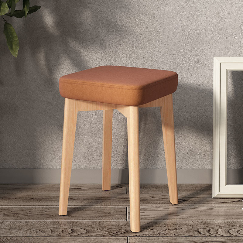Modern Solid Wood Stool