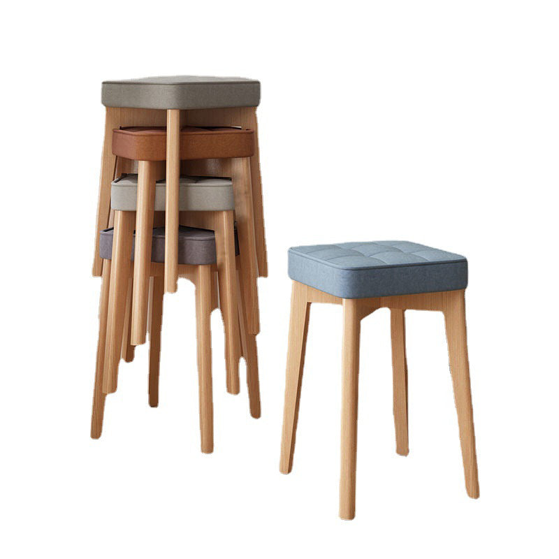 Modern Solid Wood Stool