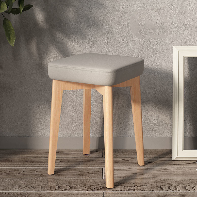Modern Solid Wood Stool