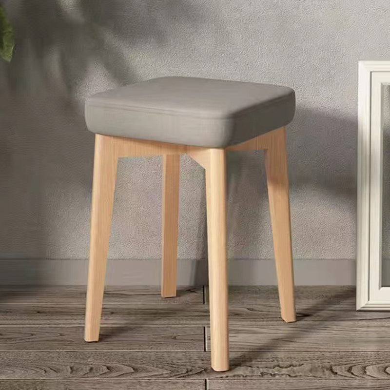 Modern Solid Wood Stool
