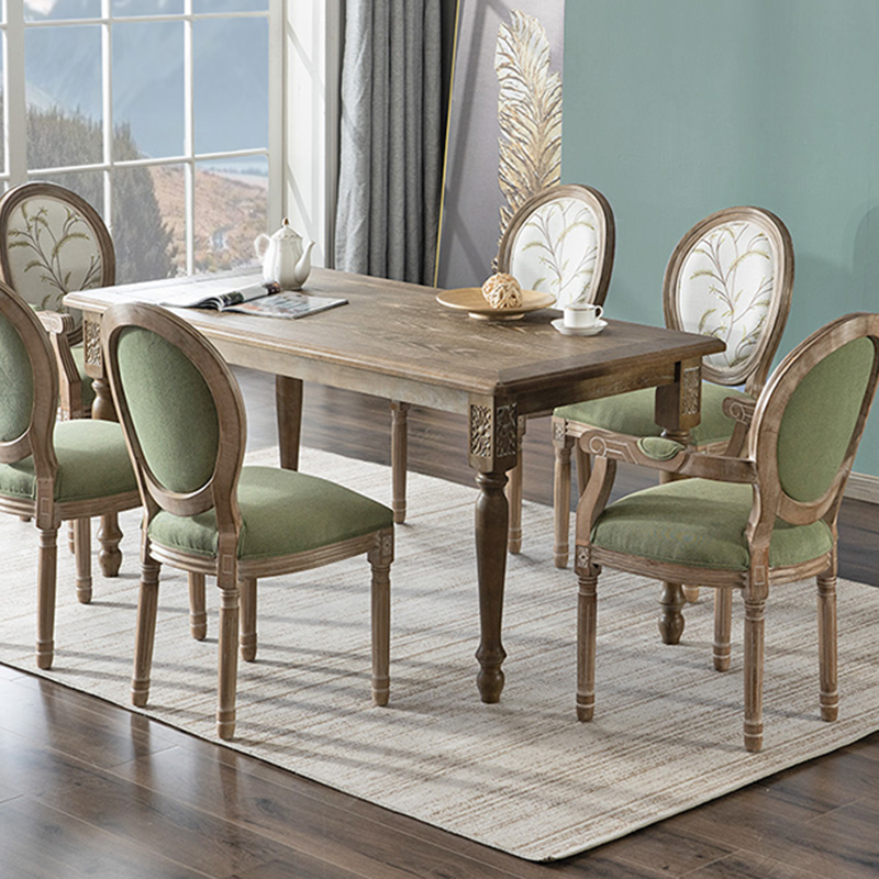 Traditional Fabric Dining Chair