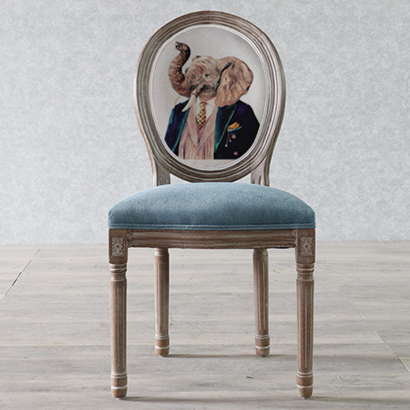 Traditional Fabric Dining Chair