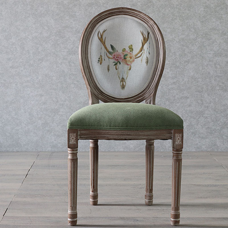Traditional Fabric Dining Chair