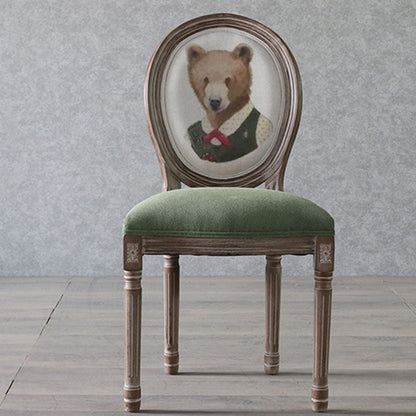 Traditional Fabric Dining Chair