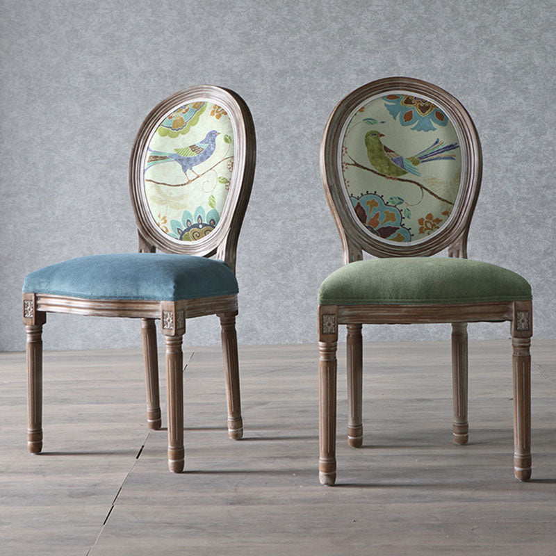 Traditional Fabric Dining Chair