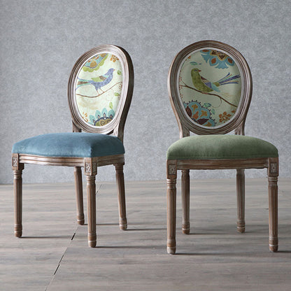 Traditional Fabric Dining Chair